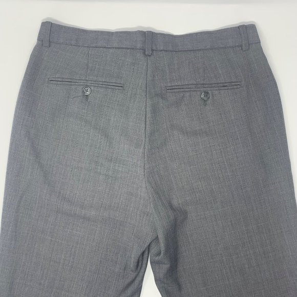 Calvin Klein Grey Flat Front‎ Men's Dress Pants Size W31 L30 - Picture 3 of 9